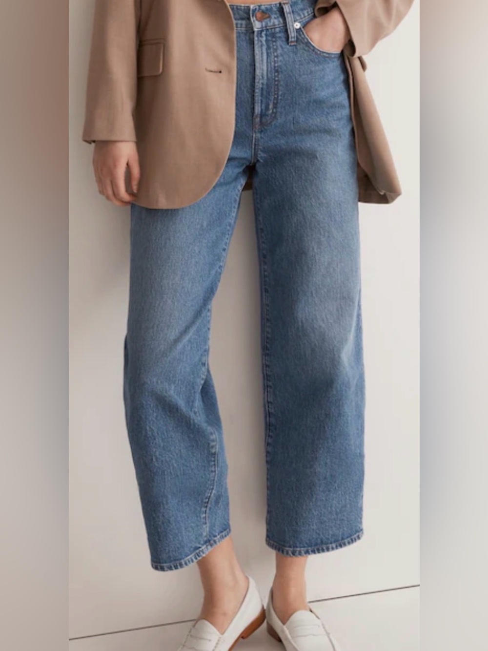 Madewell Perfect Vintage Wide Leg Crop